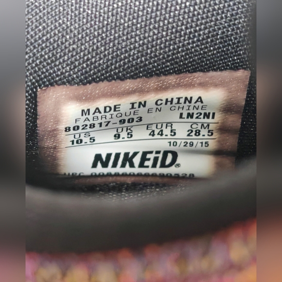 Nike ID Kobe 10 X Elite Low Mamba Days Flyknit Multicolor 802817-903 US10.5 - Picture 9 of 9